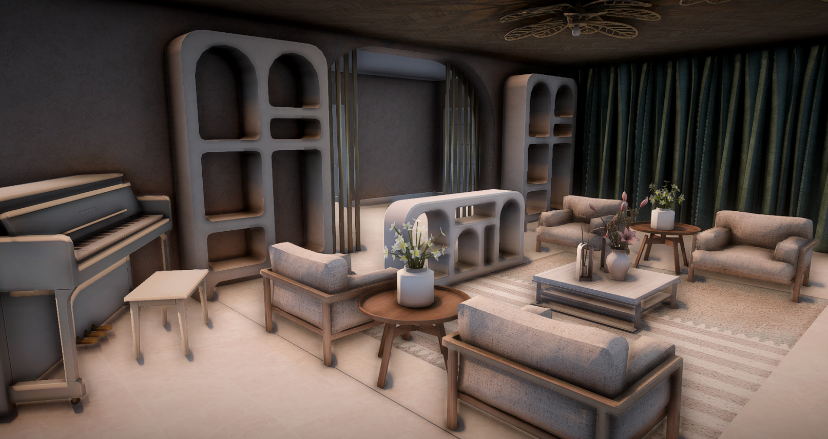Living room built by TheSunnieSage